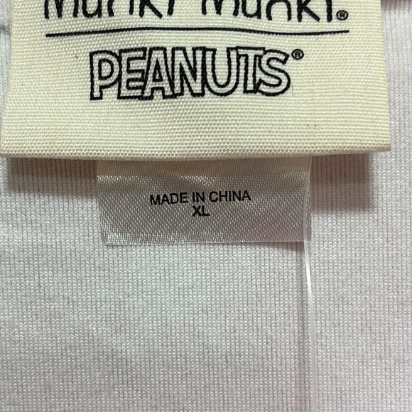 NWT MUNKI MUNKI PINK SNOOPY CHRISTMAS PAJAMAS CANDY CANES & PEPPERMINTS - Picture 3 of 9